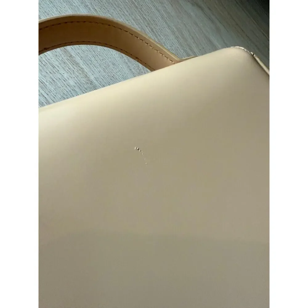 $178 New J Crew Leather Edie Top Handle Bag - Honey Brown - Picture 11 of 16